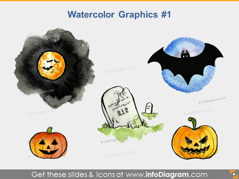 Saisonale Symbole - Halloween