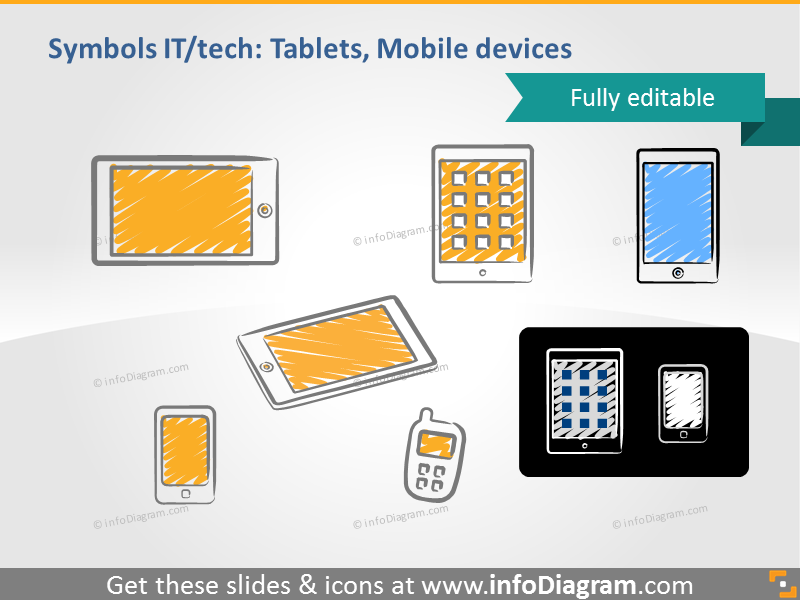 scribble tablet ipad mini mobile doodle clipart