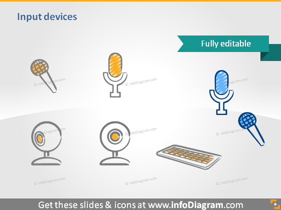 entrée caméra vidéo microphone clipart powerpoint
