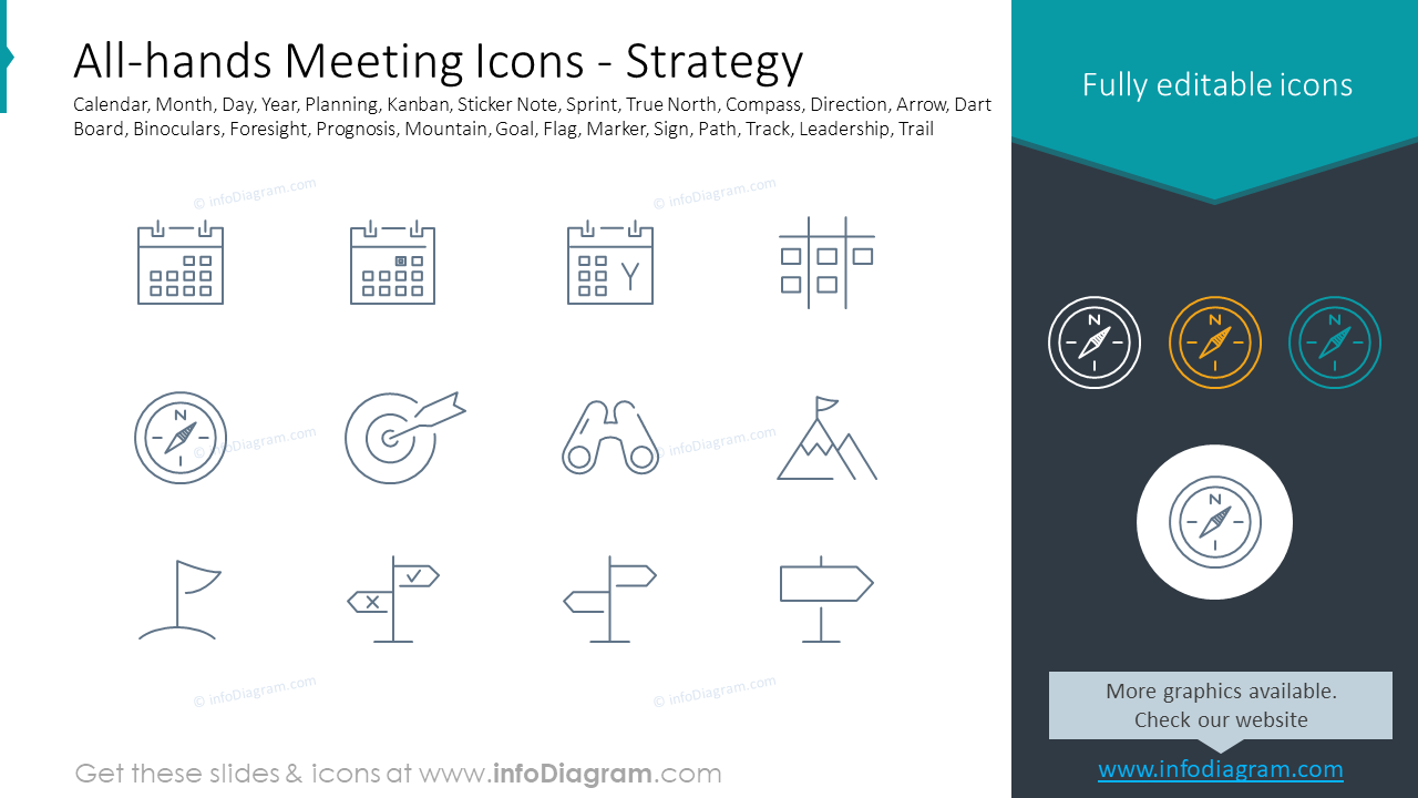 Alle-Hände-Meeting-Icons - Strategie