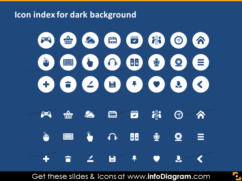 webapp activity symbols PPTX index dark background