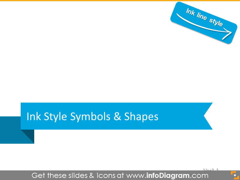 Ink style symbols 
