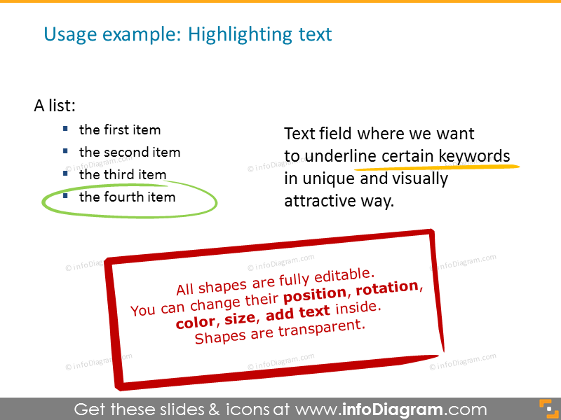 Example highlighting text 