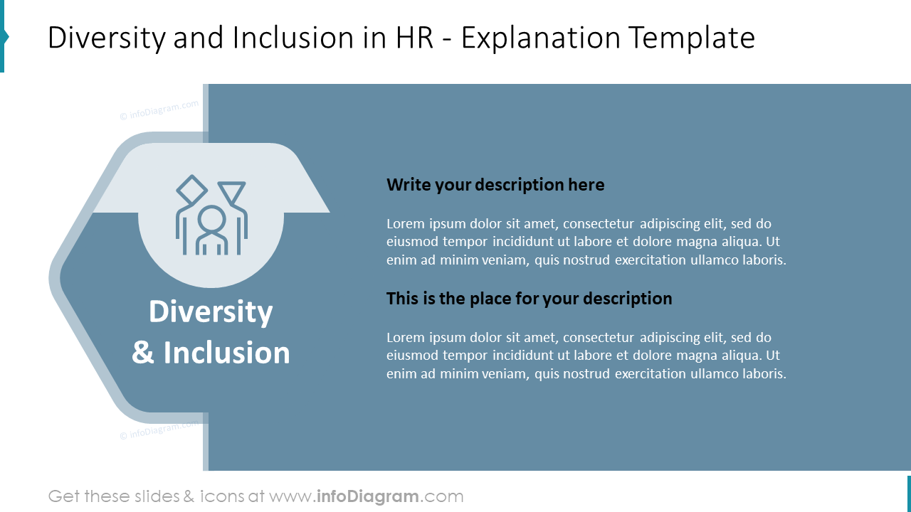 Diversität und Inklusion in HR - Erklärungsvorlage