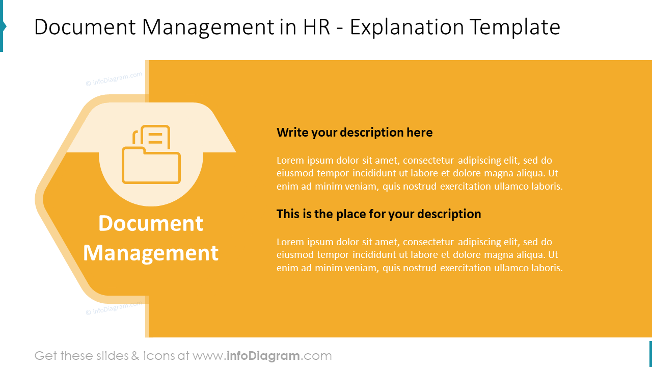 Dokumentenmanagement in HR - Erklärungs Vorlage