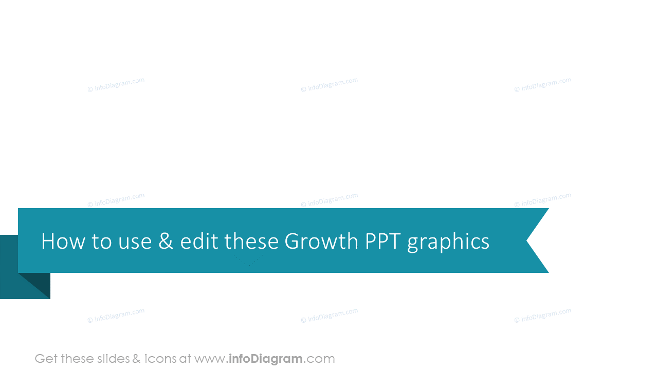 How to use & edit these Growth PPT graphics