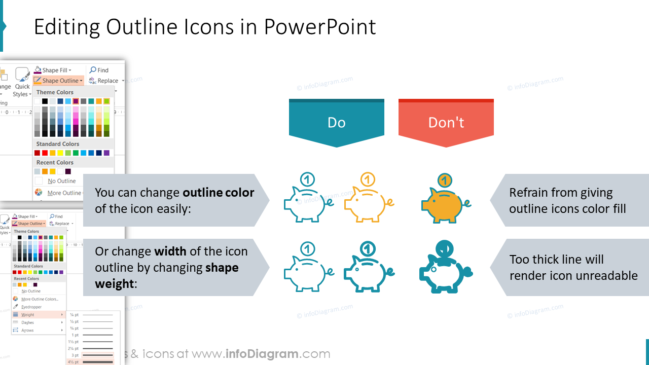 Editing Outline Icons in PowerPoint