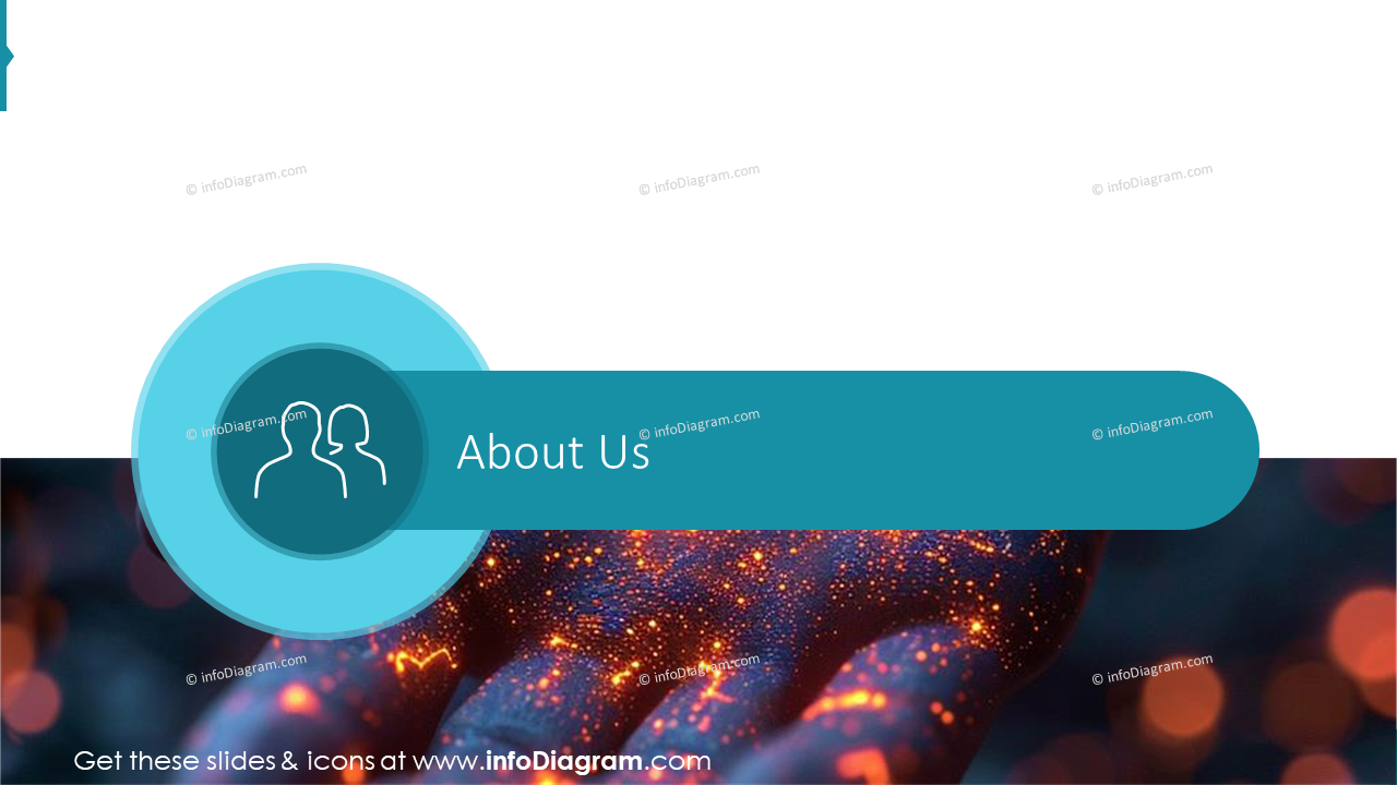 About Us – AI Solutions Provider, Section Slide