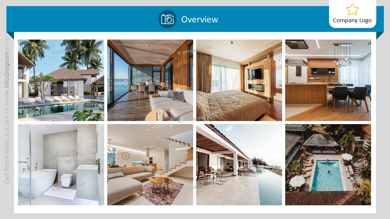House Listing Presentation Template With Pictures With 8 Property Photographs Layout Placeholder