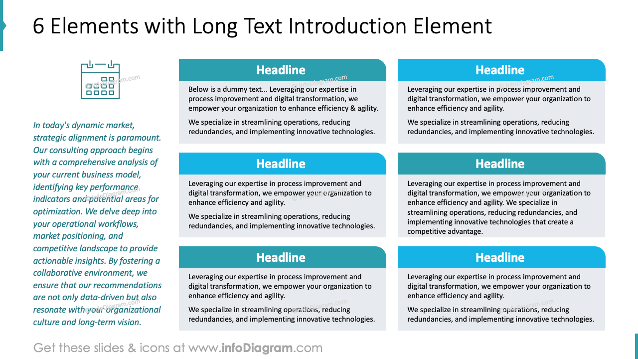 6 Elementos com Elemento de Introdução de Texto Longo