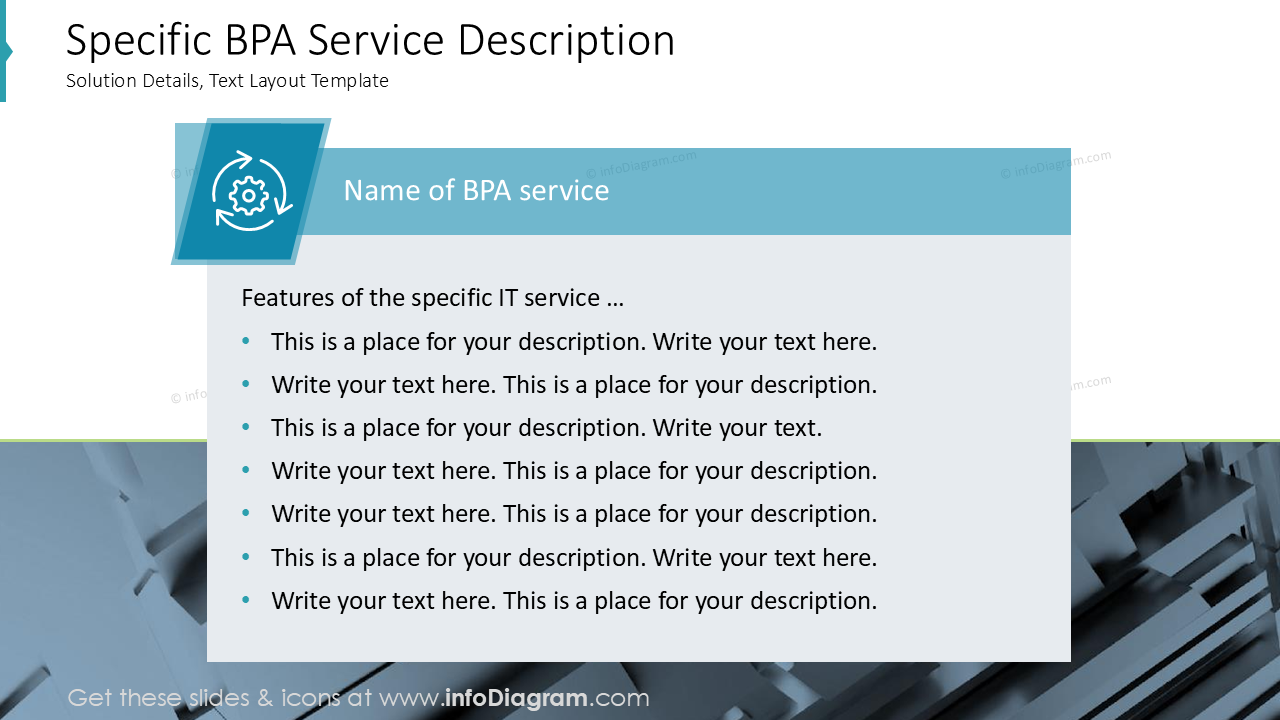 Specific BPA Service Description