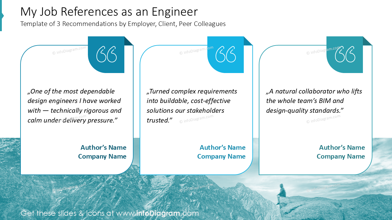 My Job References as an Engineer