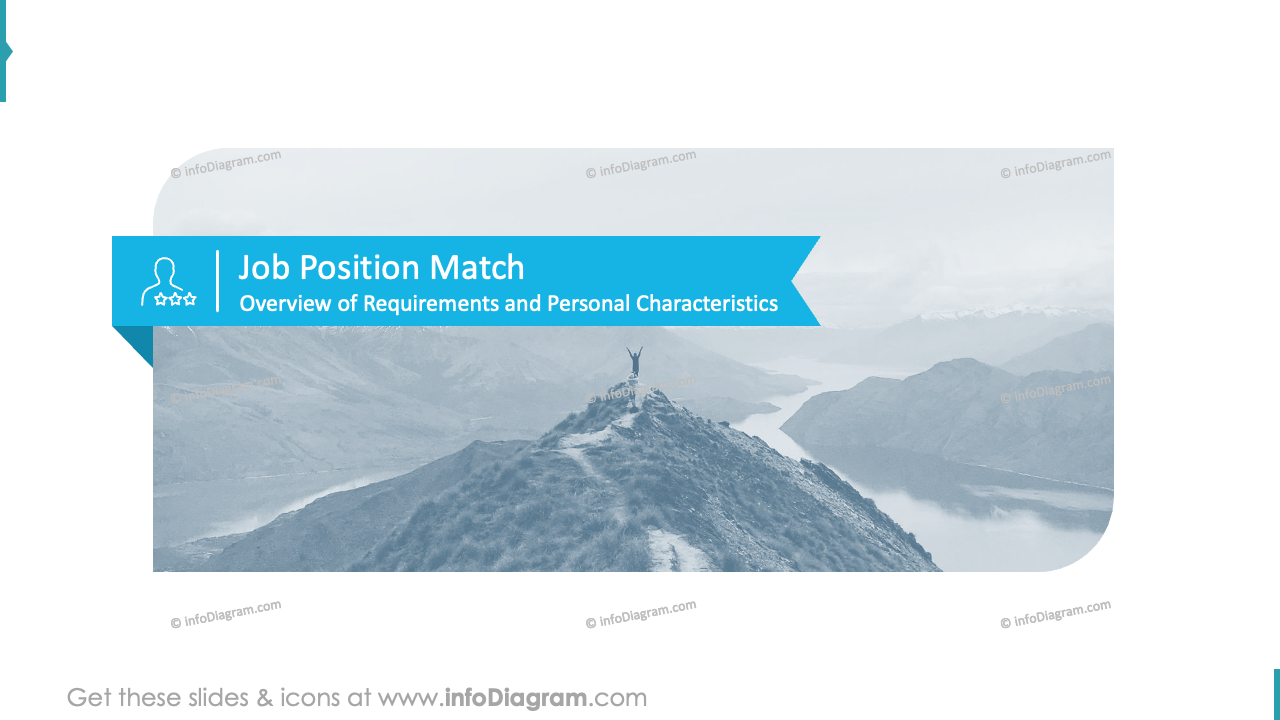 Job Position Match Muted Blue Style