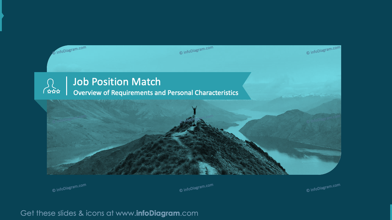 Job Position Match Navy Background