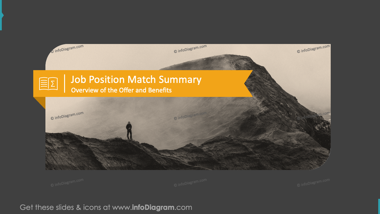 Job Position Match Summary Gray Background