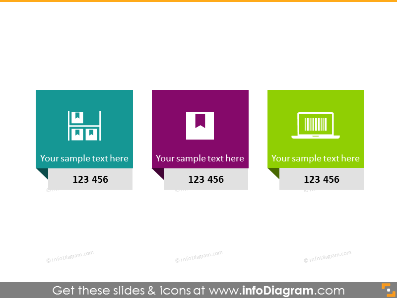 Three Key Data Index Infographics Boxes