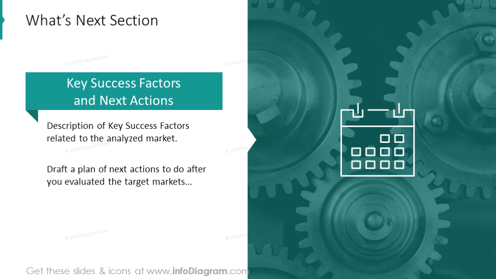 What's next section slide template