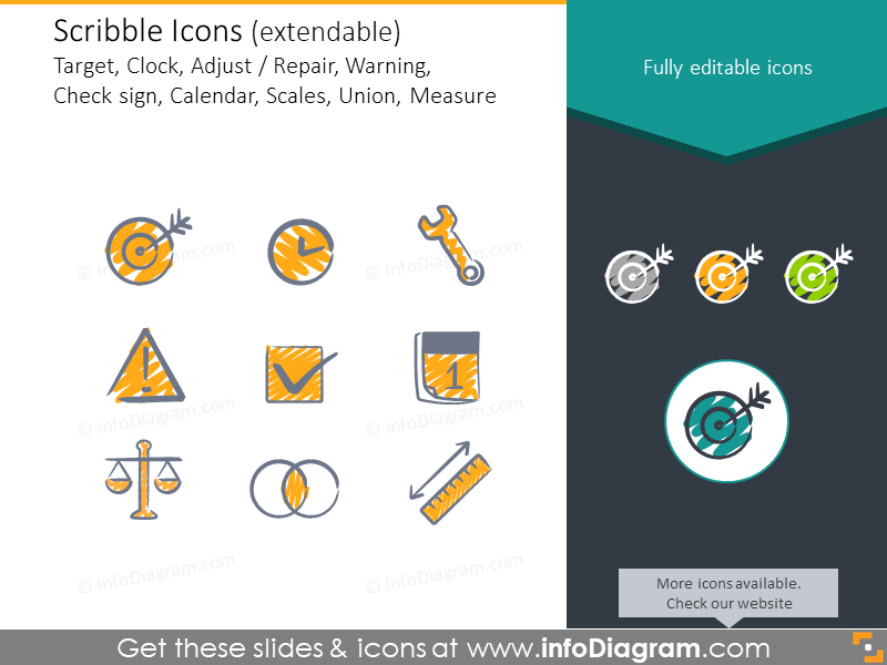 modelo de metas SMART (diagramas PPT)