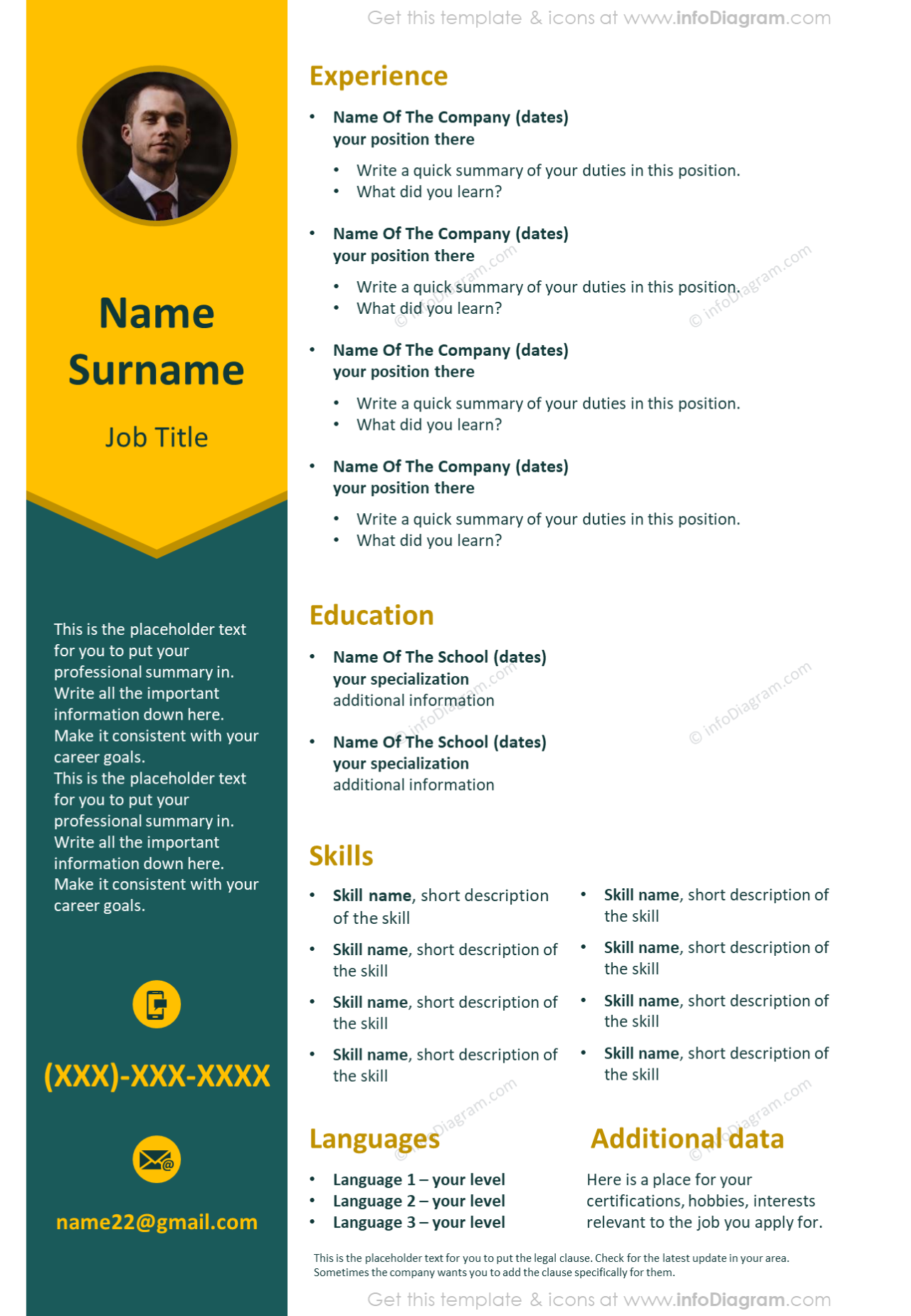 CV PowerPoint Template