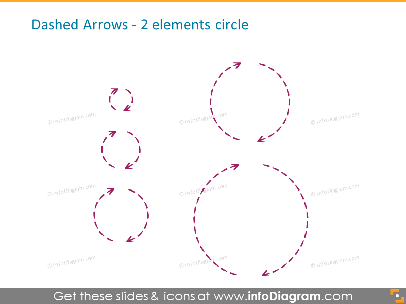 Setas desenhadas à mão para slides orgânicos esboçados (formas de clipart PPT)
