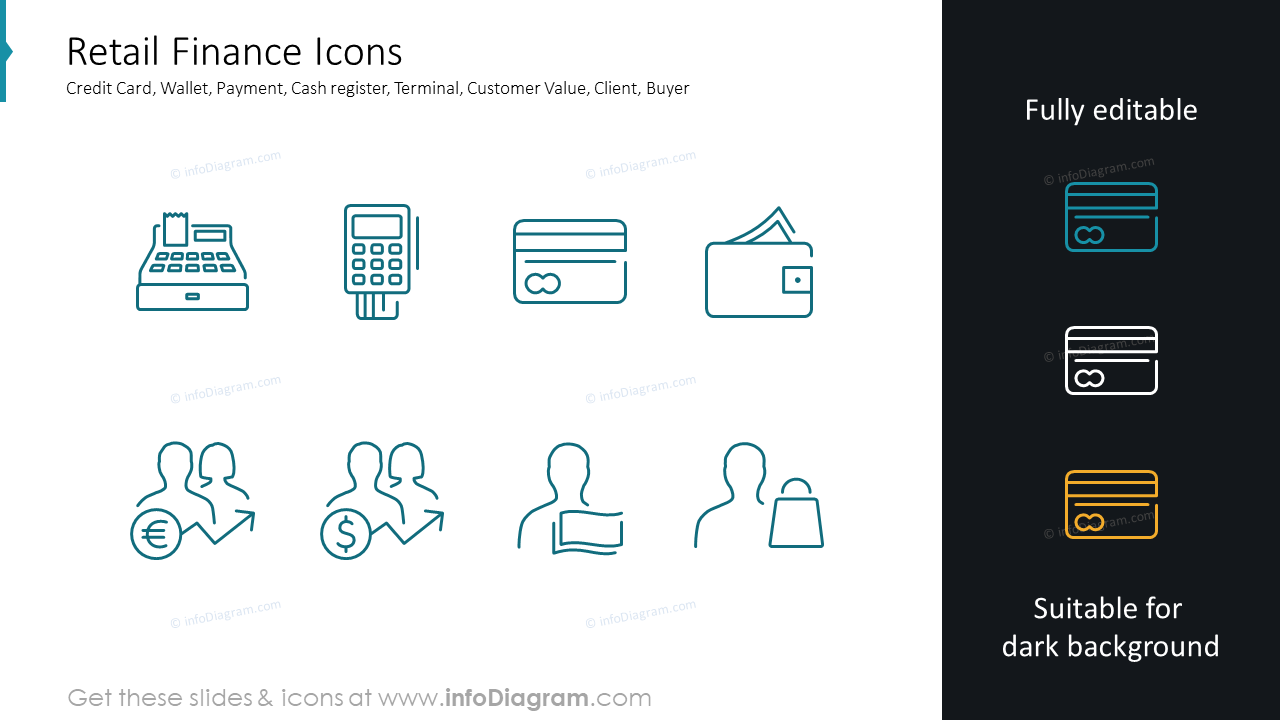 Retail Finance Icons