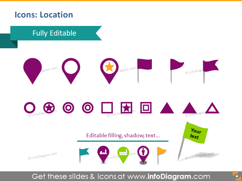 Pictogrammes PPT Population Zone de Temps Icônes Heure Clipart