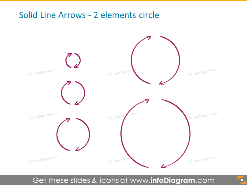 Setas desenhadas à mão para slides orgânicos esboçados (formas de clipart de PPT)
