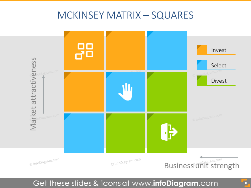 McKinsey Neun-Zellen-Matrix-Vorlage