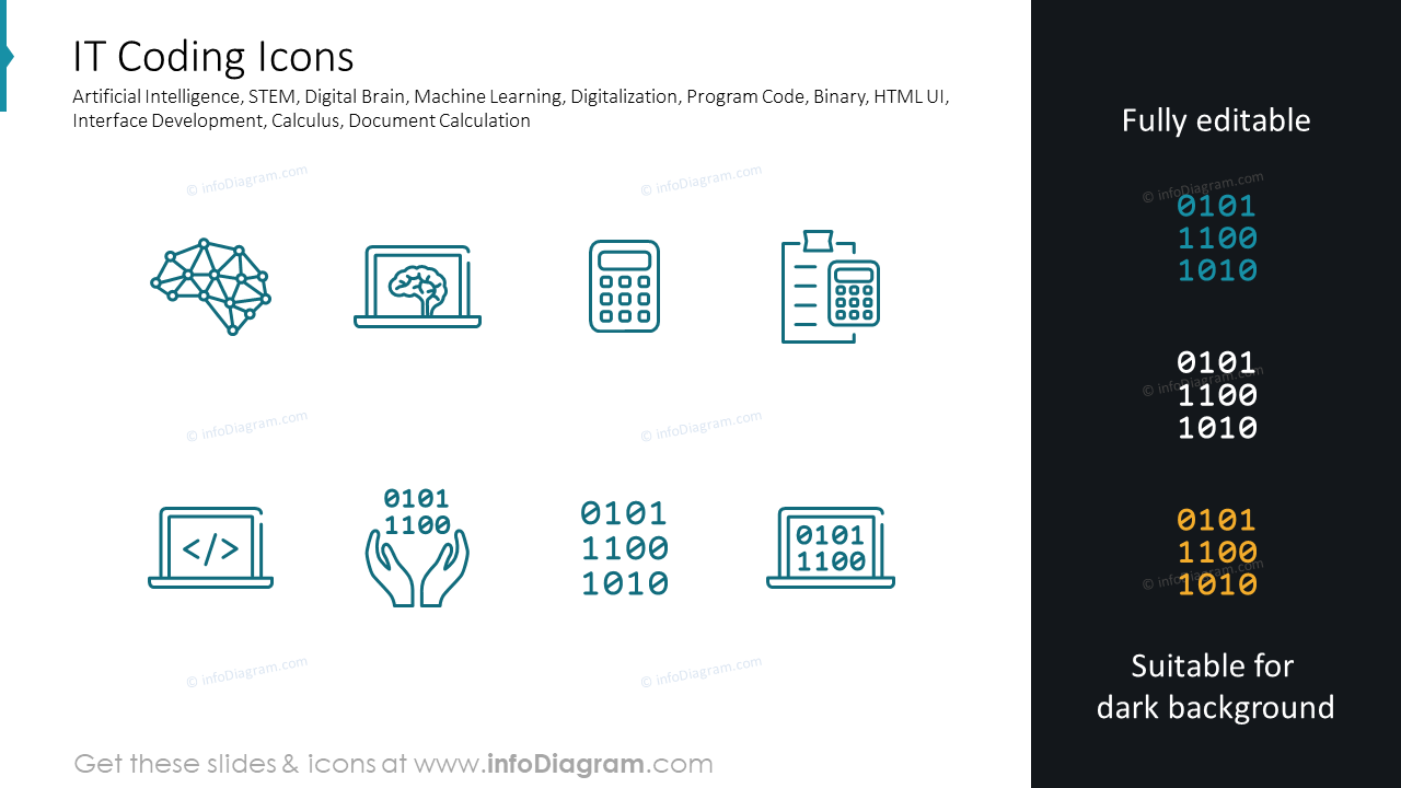 IT Coding Icons
