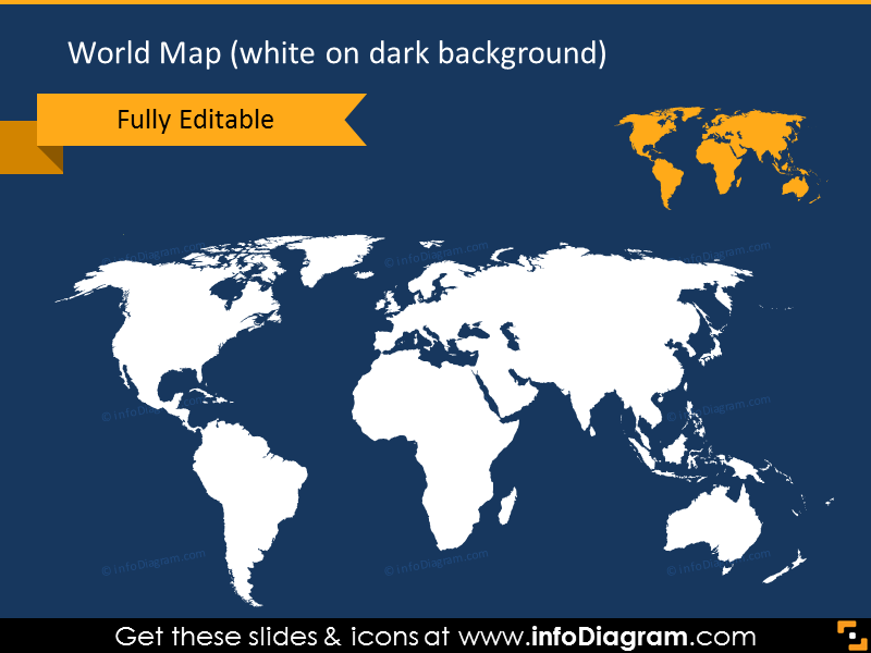 World Map Image continents