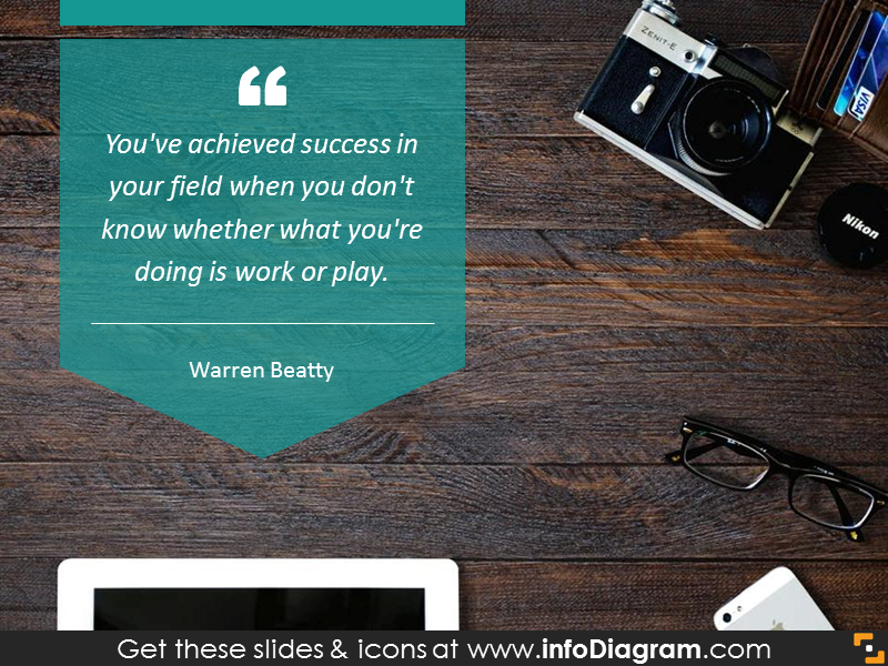 Example of Beatty quote on flat background