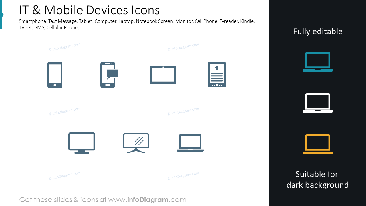 Iconos de TI y Dispositivos Móviles