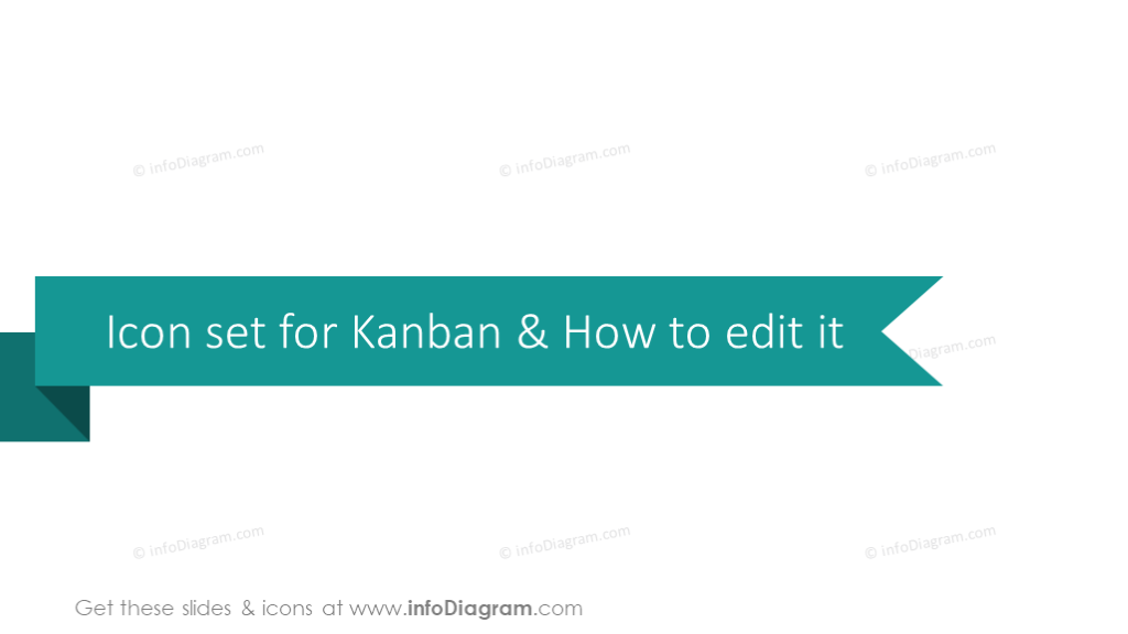 Kanban icons set