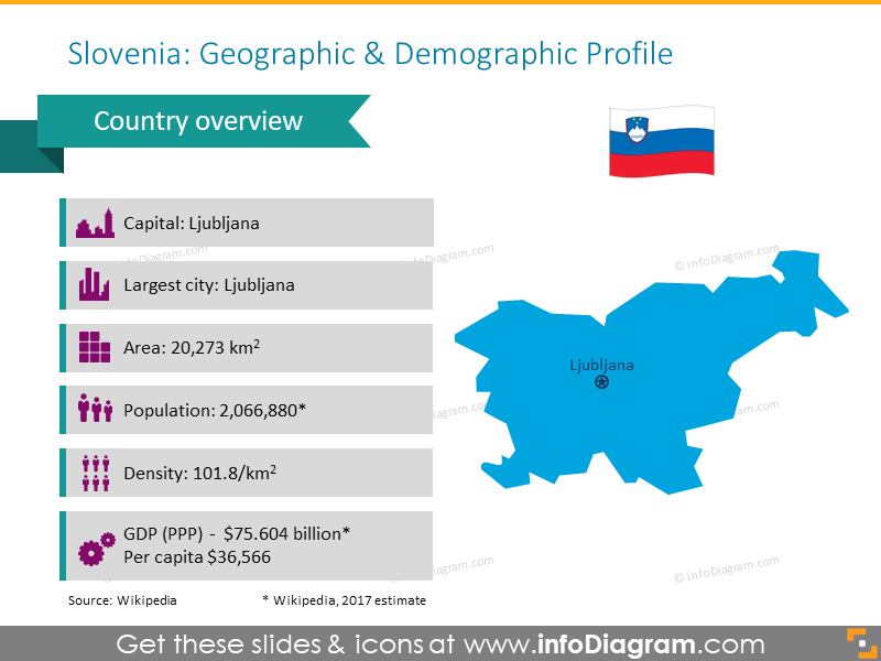 Slovenia Demographic Profile PPT Slide