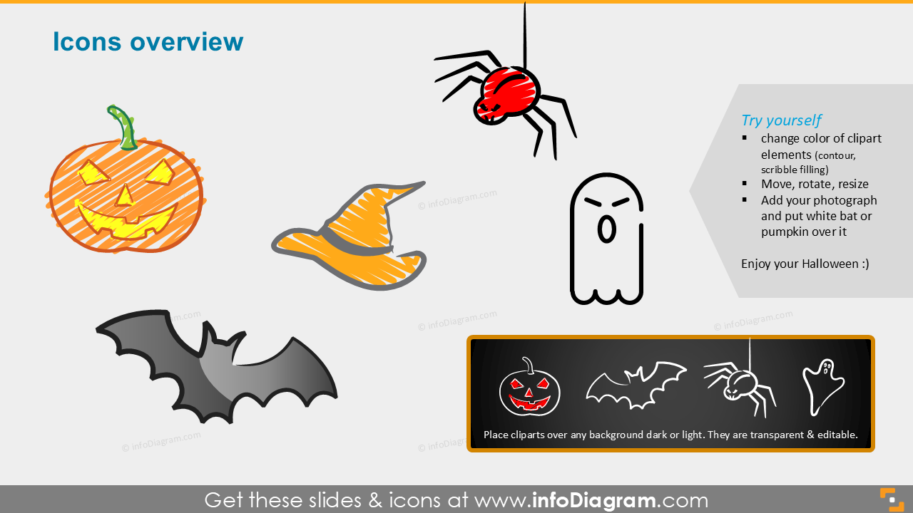 Iconos de temporada - Halloween