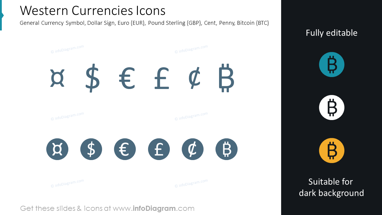 Iconos de Monedas Occidentales