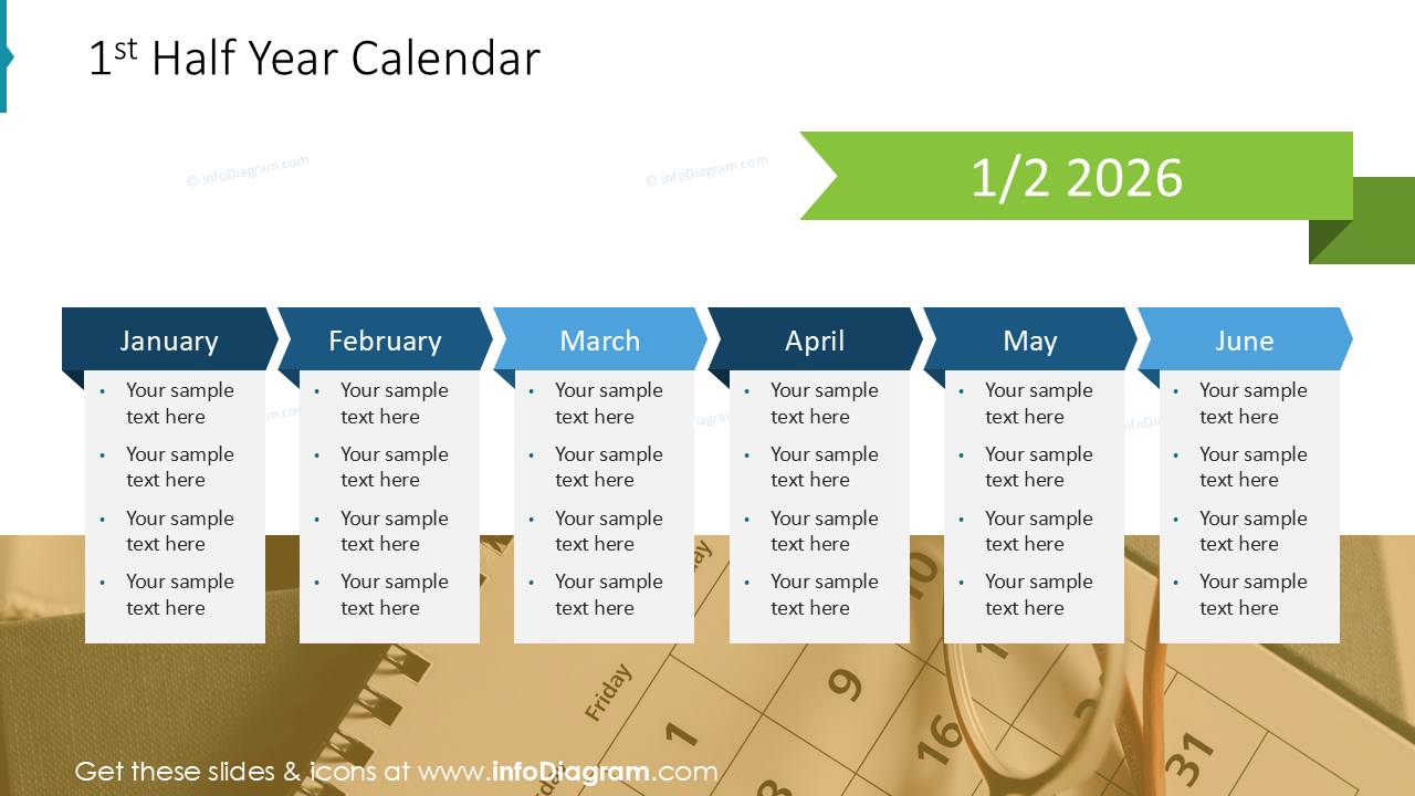 1. Halbjahreskalender