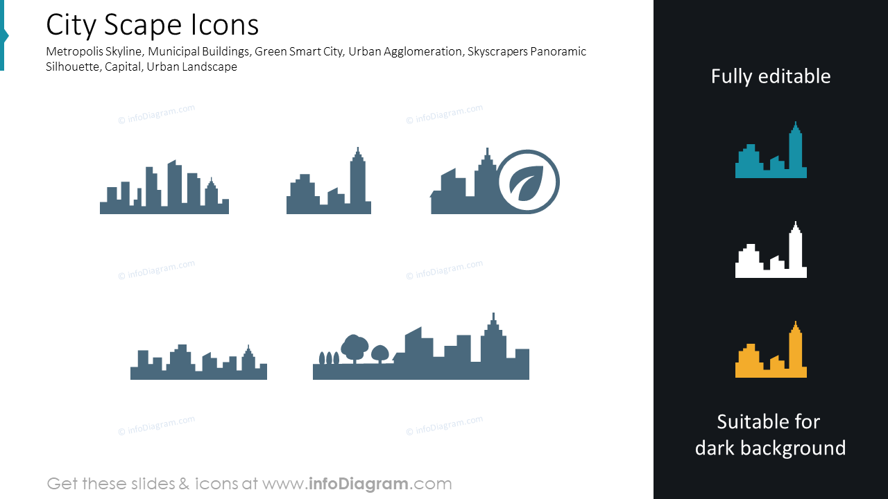 Ícones de Paisagem Urbana