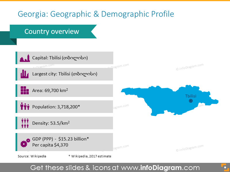 Georgia Demographic Profile PPT Slide