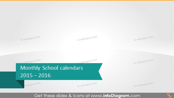 Monthly school calendars 2015 2016