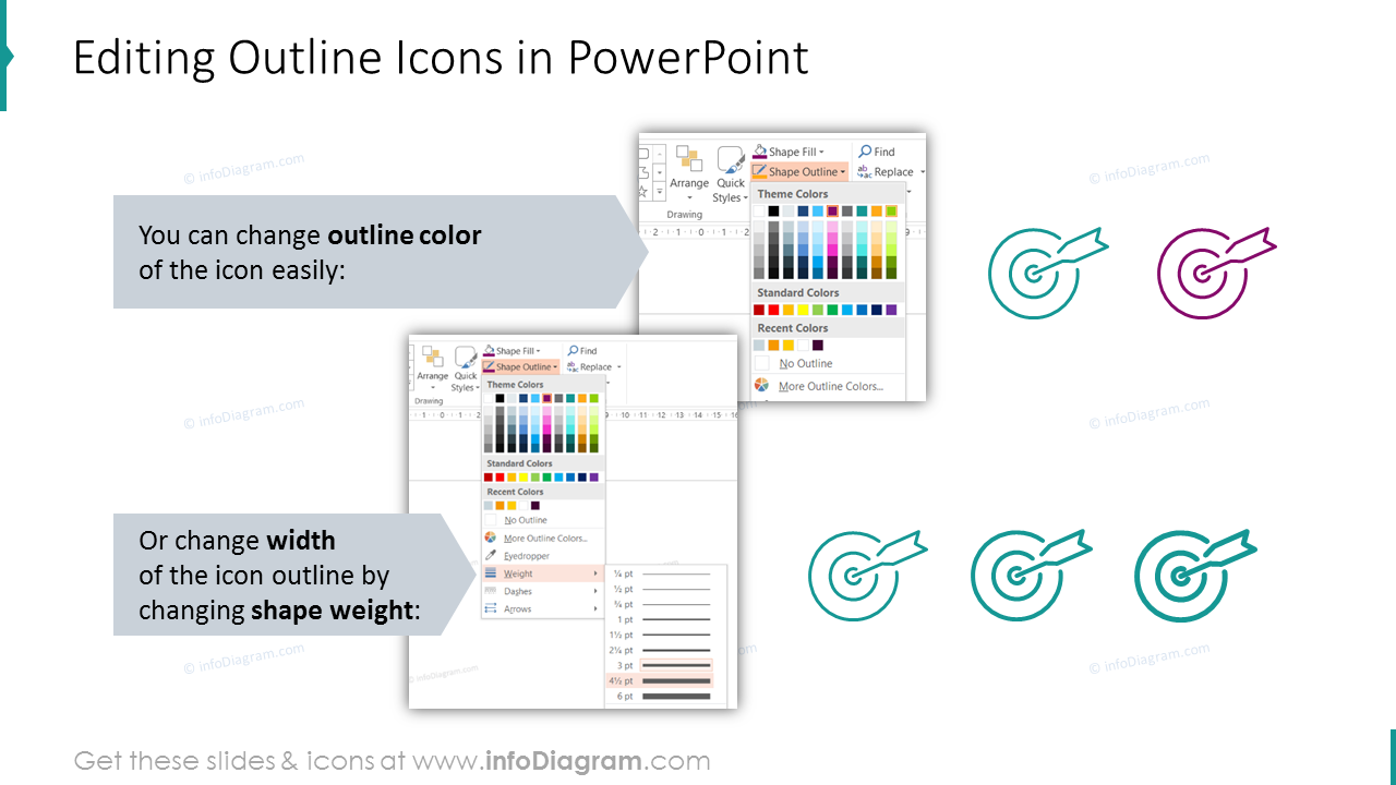 Finance data icons