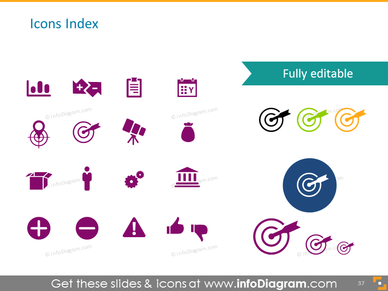 Extendable Flat Icons Set