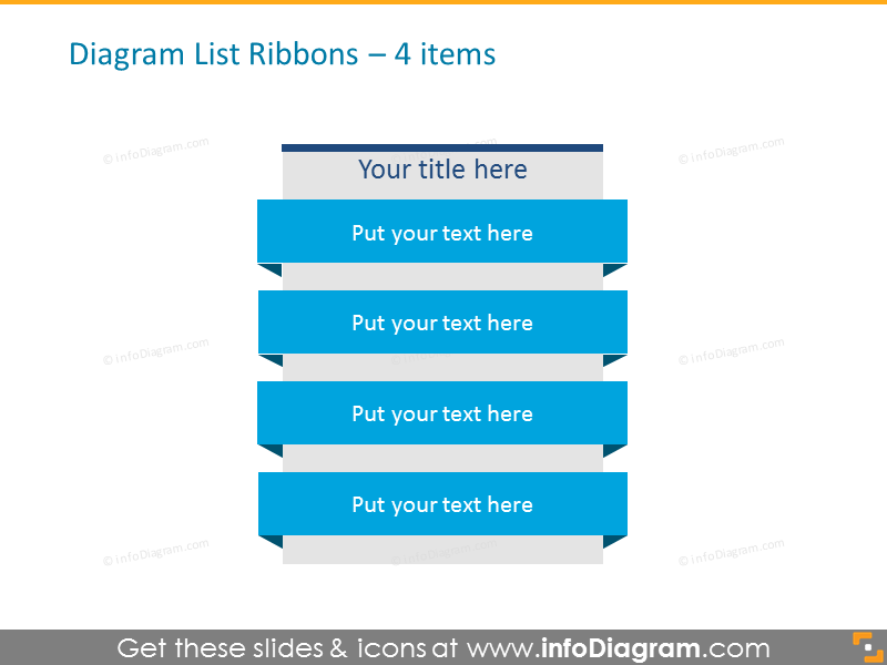 Liste de diagrammes des rubans pour placer 4 éléments
