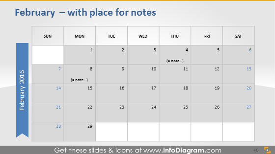 Plano de notas escolares de fevereiro 2016 powerpoint