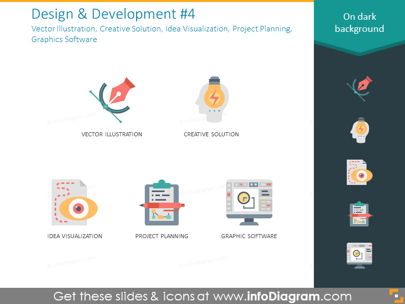 vector illustration, creative solution, project, graphics software