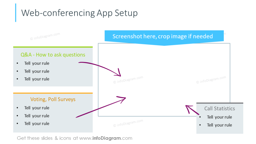 Web Conferencing Setup Template - infoDiagram