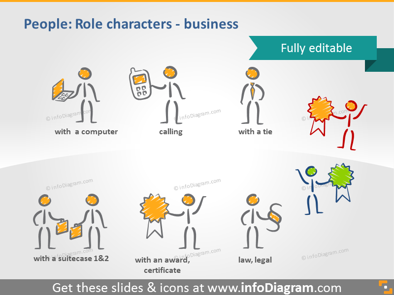 Figur Kritzelei handgeschrieben professionell produzierende Gear Piktogramme Icons PPT Clipart
