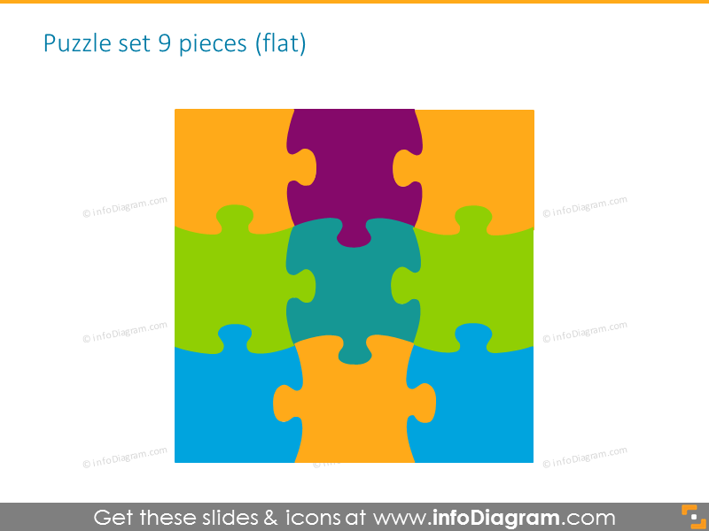 Puzzlebeispiel 9 Teile
