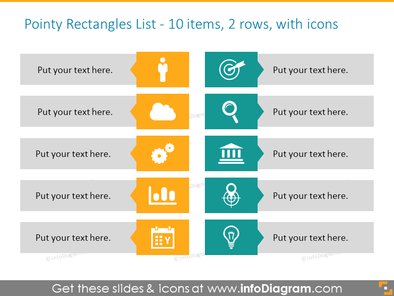 Project plan ppt template with icons