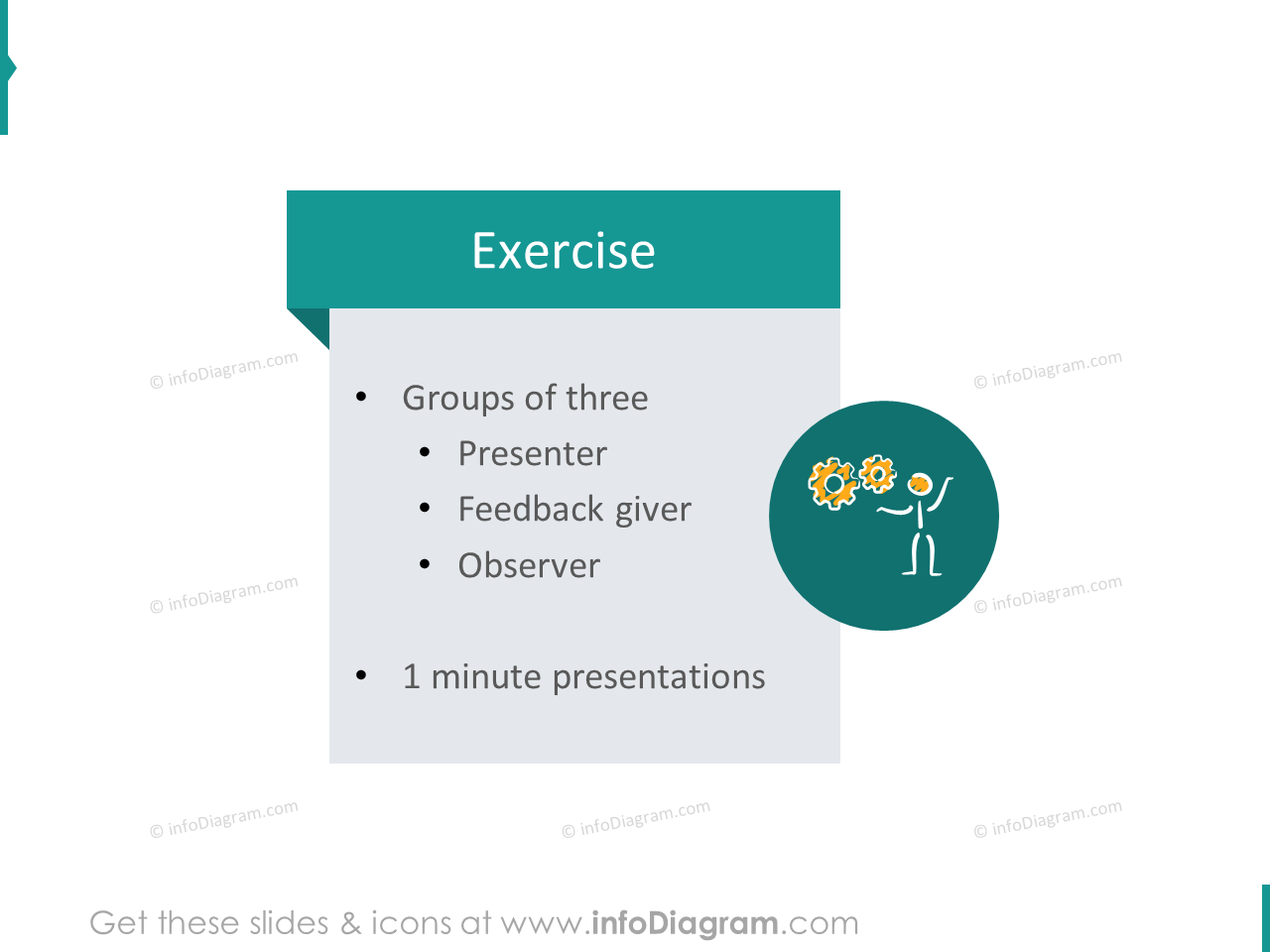 feedback training exercise icon powerpoint clipart